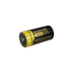 Nitecore Batteri NL169 ,  CR123A, 950 mAh 3,7 volt