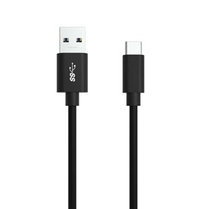 USB-A till USB-C data och laddningskabel 2m