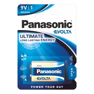 Stavbatteri Panasonic Evolta High Premium 9V 6LF22