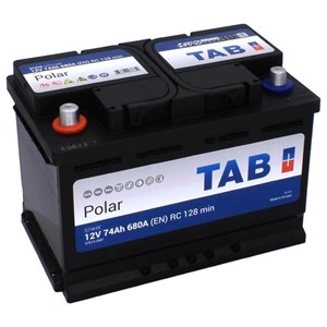 74 Ah Startbatteri TAB Polar, S74HX