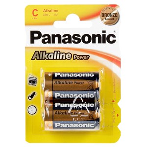 Stavbatteri Panasonic Alkaline Power 1,5V C LR14 2-pack
