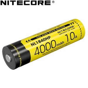 Nitecore Batteri NL1840HP 18650, Li-Ion 3,7V, 4000 mAh  med krets,