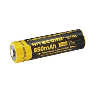 Nitecore Batteri NL1485  Li-Ion 3,7V, 850 mAh  med krets,