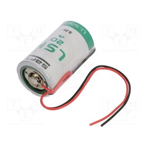 Batteri Lithium C 3,6V med kabel