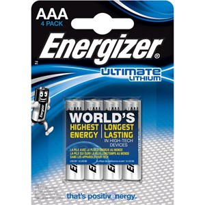 Energizer Ultimate Lithium AAA 4-pack
