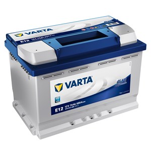 74 Ah Startbatteri Varta Blue Dynamic, E12