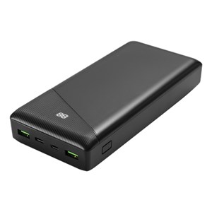 Powerbank 30000mAh, 2x USB-A + 1x USB-C port