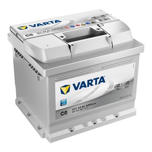 52 Ah Startbatteri Varta Silver Dynamic, C6